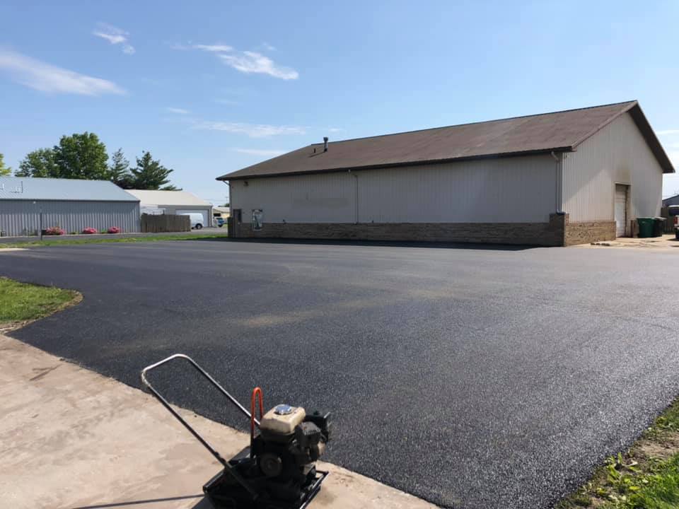 Asphalt surface after Arrow Asphalt Paving